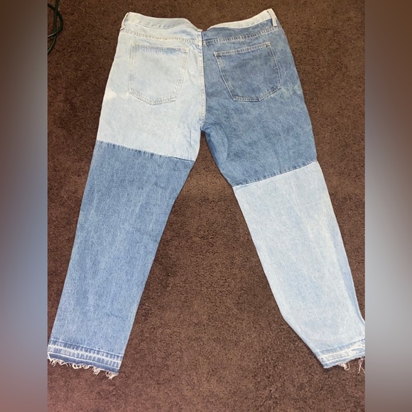 Fashion Nova Men Patchwork Jeans - Picture 2 of 2